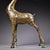 Late 19th Century Gilt Bronze Deer Candelabra With Inscriptions, 2300g, Archaic Motifs For Sale - Image 10 of 10