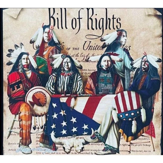 Late 20th Century Late 20th Century J. D. Challenger Signed Native American Portraits on Canvas, Set of 4 For Sale - Image 5 of 8