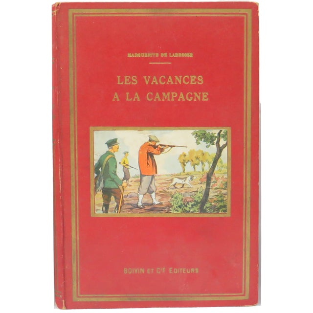 Lovely set of 3 antique French books; one having been translated into English. Perfect for display or suitable for...