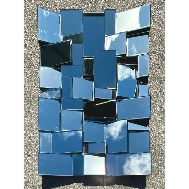 Vintage “Slopes” Mirror After Neil Smalls For Sale - Image 10 of 12