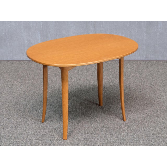 Ovalen Side Tables in Oak by Carl Malmsten for Carl Löfving, Sweden, 1960s, Set of 2 For Sale - Image 6 of 13