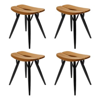 Ilmari Tapiovaara, ‘Pirkka’ Stools, 1955 For Sale
