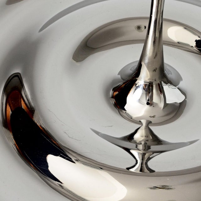 Stainless Steel Flow Fruit Bowl by Gijs Bakker for Keltum, 2000s For Sale - Image 6 of 8