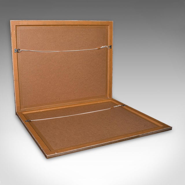 Pair of Vintage Landscape Paintings, Oriental, Watercolour, Art, Mid Century For Sale - Image 12 of 12