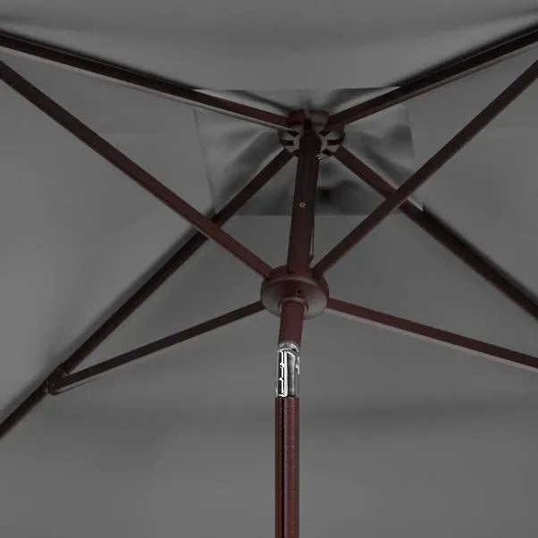 Contemporary Venice 7.5 Square Umbrella - Gray For Sale - Image 3 of 3