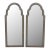 Pair Duck Egg Blue Arch Top Mirrors For Sale