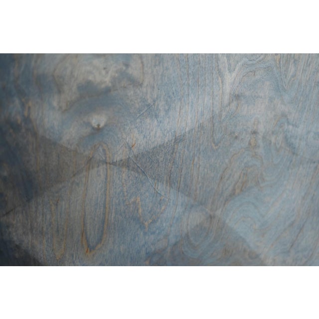 1960s Mid-Century Modern Italian Turquoise Streamline Sideboard in Birch, 1960s For Sale - Image 5 of 18