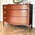 1960s Vintage Federal Revival Mahogany Chest | Serpentine Front | Reeded Columns | Entry, Foyer or Bedroom Storage For Sale - Image 5 of 11