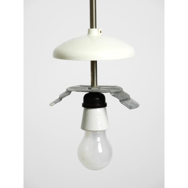 Large Mid-Century Bauhaus Style Opal Glass Ceiling Lamp, 1950s For Sale - Image 14 of 18