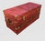 American Steamer Trunk in Barn Red For Sale - Image 3 of 4