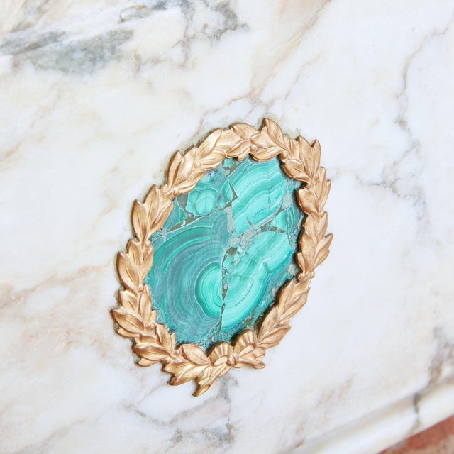 White Carrara Marble Square Planter, France 20th Century For Sale - Image 9 of 11