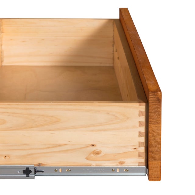 Wood Crafters and Weavers Mission Quarter Sawn Oak Tv Stand - Michael's Cherry For Sale - Image 7 of 10