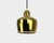 Golden Bell Pendant Lamp in Brass by Alvar Aalto for Louis Poulsen, 1950s For Sale - Image 18 of 18