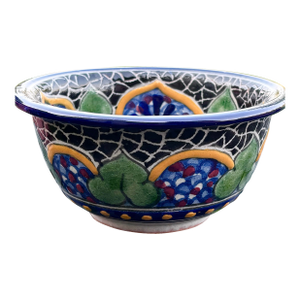 Vintage Mexican La Concordia Bowl Mosaic