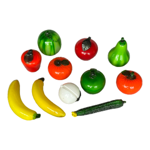 Murano Style Hand Blown Glass Fruit