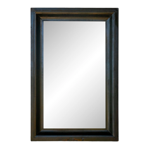 Ebonized Empire Period Antique Mahogany Mirror/Original Back