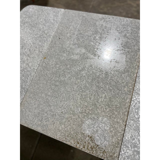 1950s 1950s Gray Formica Drop-Leaf Dining Table - Daystrom Collection, Virtue Bros. For Sale - Image 5 of 9