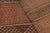 Vintage Tuareg Mat, Rich Burgundy With Tribal Geometric Patterns - Rug & Kilim For Sale - Image 10 of 10