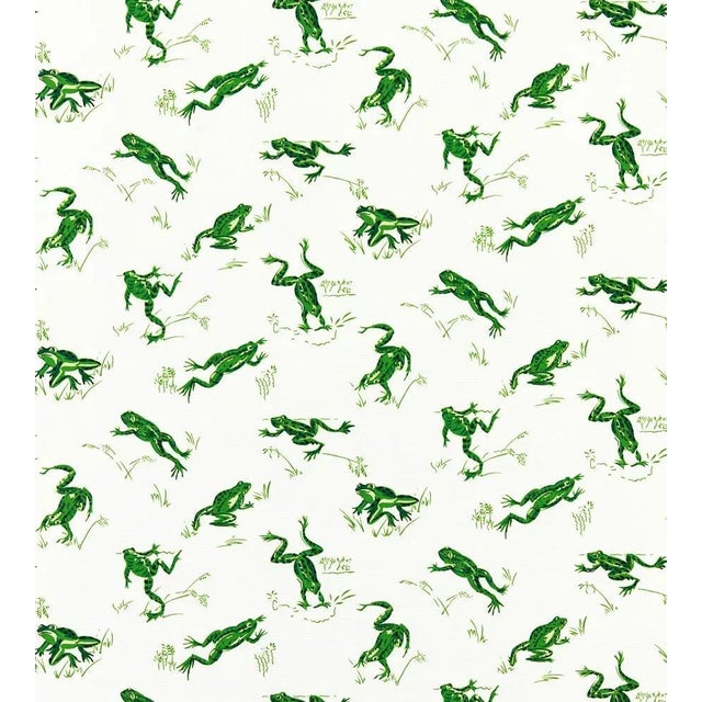 Sample - The House of Scalamandré Calabasas County - Outdoor Fabric, Snap Pea For Sale