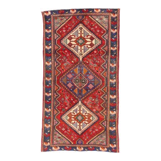 Vintage Persian Shiraz Rug, 05'04 X 10'00 For Sale