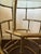 Mid-Century Modern Gilt Bamboo Accent Table For Sale - Image 3 of 5