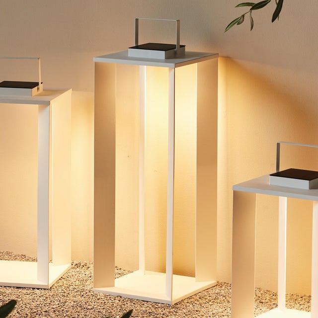 Early 21st Century Hanley Solar Led Lantern 30" For Sale - Image 5 of 5