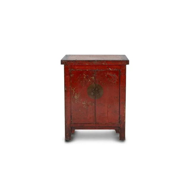 19th Century Chinese Red Lacquer Sideboards, Set of 2 For Sale - Image 4 of 13