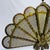 19th Century Gilt Bronze Brass Victorian Peacock and Sphinx Fire Screen Fan For Sale - Image 9 of 18
