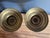 French Pair of 19th Century French Brass Candlesticks For Sale - Image 3 of 5