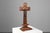 1920s French Oak and Copper Crucifix, 1920 For Sale - Image 5 of 13
