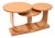 Art Deco Birds Eye Maple J Nest of Tables from H and L Epstein, 1930, Set of 3 For Sale