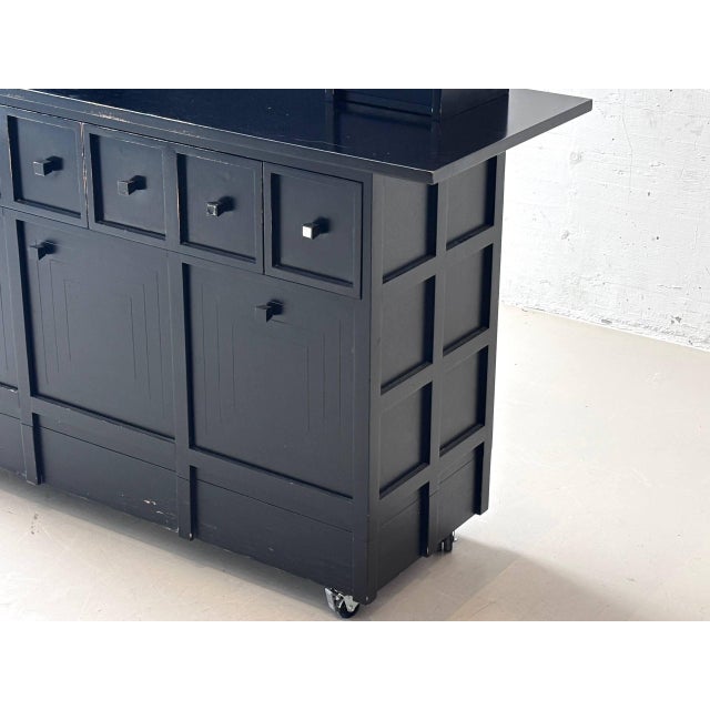 Ash Sideboard by Charles Rennie Mackintosh on Casters, 1980s For Sale - Image 9 of 18