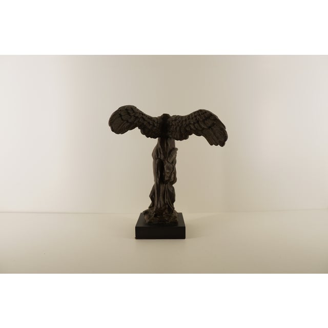 Vintage Bronze Winged Victory of Samothrace Sculpture For Sale - Image 12 of 12