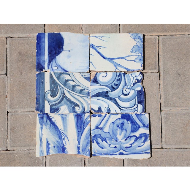 Circa: 18th Century. Country: Portugal. Material: Earthenware, Tin-glazed pottery. Item condition: Some imperfections...