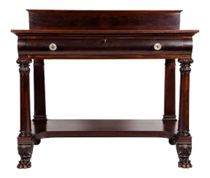 Solid Mahogany Wood Buffet / Free Standing Wall Piece