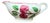 Vintage Mid-Century Blue Ridge Southern Potteries "Crab Apple" Hand-Painted Ceramic Gravy Boat For Sale