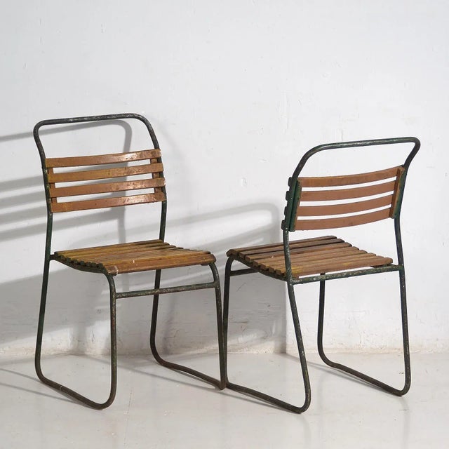 Set of Vintage Garden Chairs, 1920 For Sale - Image 11 of 11