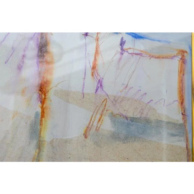 Harold Larsen Mixed Media Painting For Sale In West Palm - Image 6 of 13