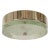 Metal Faceted Glass and Nickel Flush Mount For Sale - Image 7 of 7