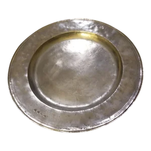 Early 20th Century Large Pewter Charger
