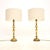 Metal Large Vintage Brass Table Lamps, 1970s, Set of 2 For Sale - Image 7 of 7