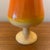 Mid-Century Modern 1960s l.e. Smith Bittersweet Orange Simplicity Pedestal Swung Vase For Sale - Image 3 of 7