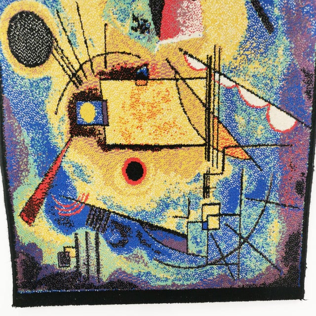 Vintage Rug with Composition by Wassily Kandinsky, Germany, 1980s For Sale - Image 7 of 14