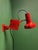 Bright Orange Scissor Lamps by SIS, Germany, 1970s For Sale - Image 10 of 10