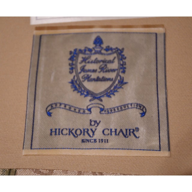 1920 Hickory Chair Sheraton Style Mahogany Spring-Seat Pair of Loveseats For Sale - Image 18 of 18