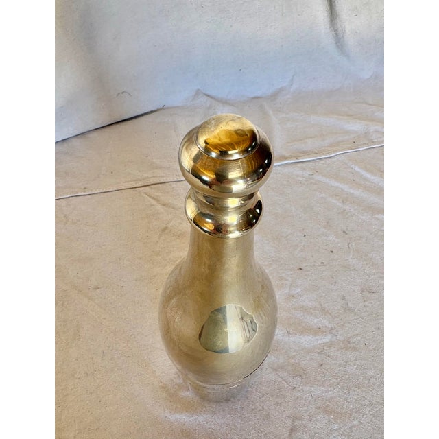 Early 21st Century Early 21st Century Silver Plated Brass Champagne Chiller For Sale - Image 5 of 13