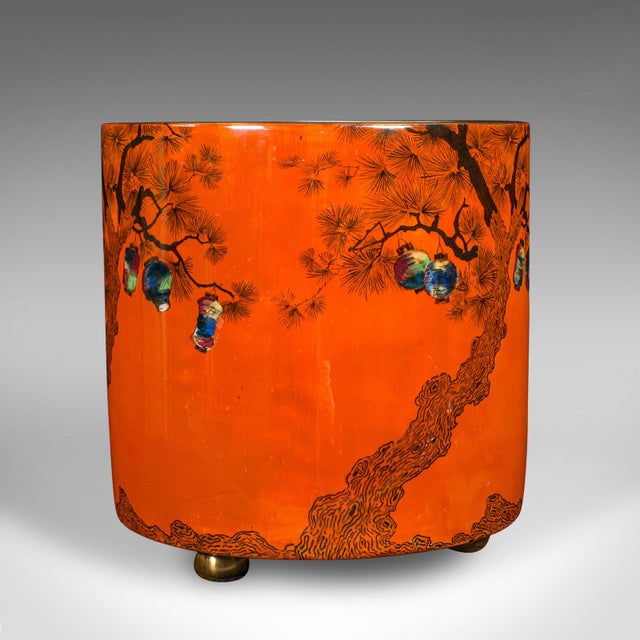 1920's Antique Decorative Jardiniere For Sale - Image 4 of 9