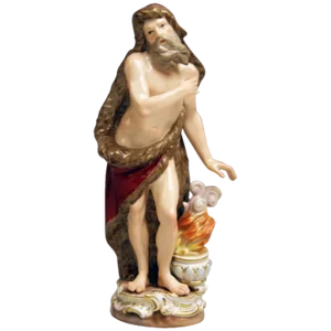 Winter Seasons Figurine from Meissen, 1880