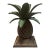Vintage Tropical Brass Pineapple Candle Holder With Verdigris Patina For Sale