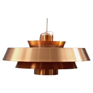 Nova Ceiling Light in Metal from Fog & Mörup, Denmark, 1970s For Sale